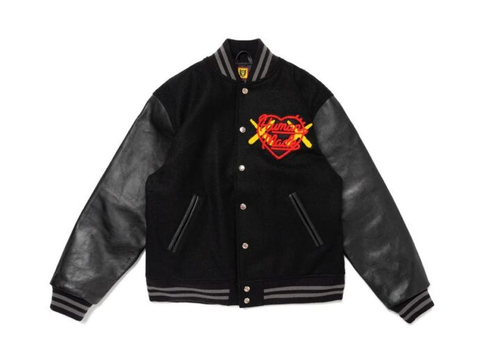 Human Made Varsity Jacket Black