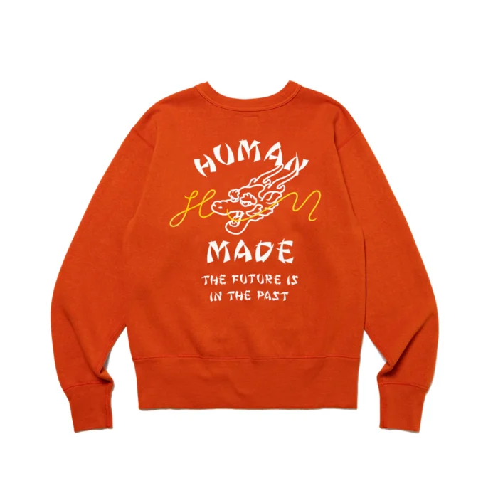 Human Made Dragon Red Sweatshirt